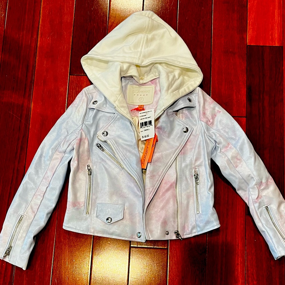 Brand new with tags Blanknyc Light my Fire girls moto jacket size s